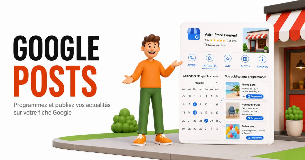 Google Posts : tout savoir pour publier sur votre fiche