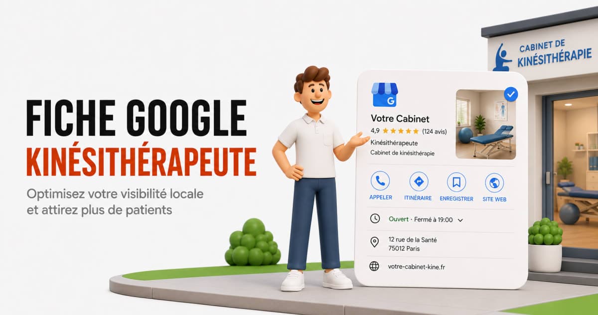 Fiche Google kinésithérapeute : le guide complet